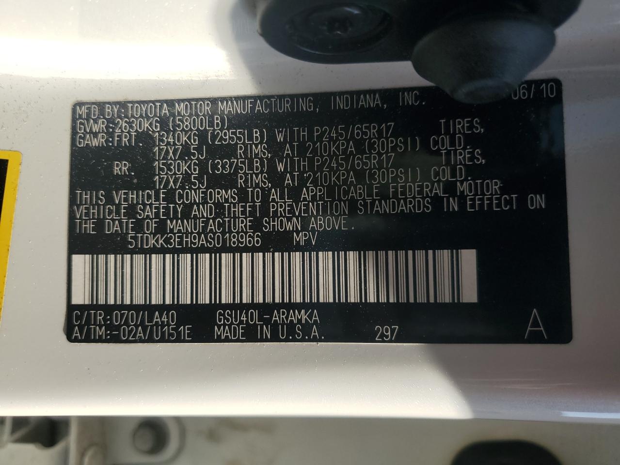 Toyota Highlander Se Image 13