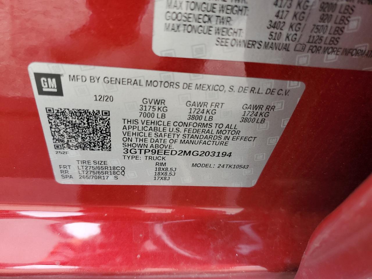 GMC Sierra K1500 At4 Image 11