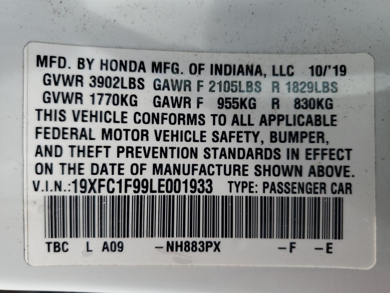 Honda Civic Touring Image 11