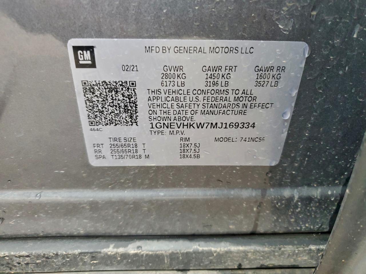 Chevrolet Traverse Lt Image 12